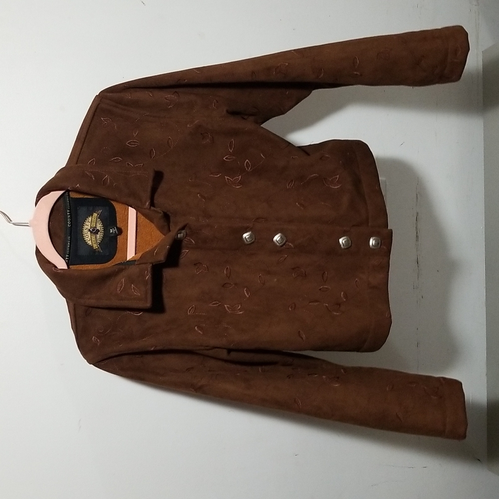 Vintage County Clothing Co Faux SuedeJacket Country Western
